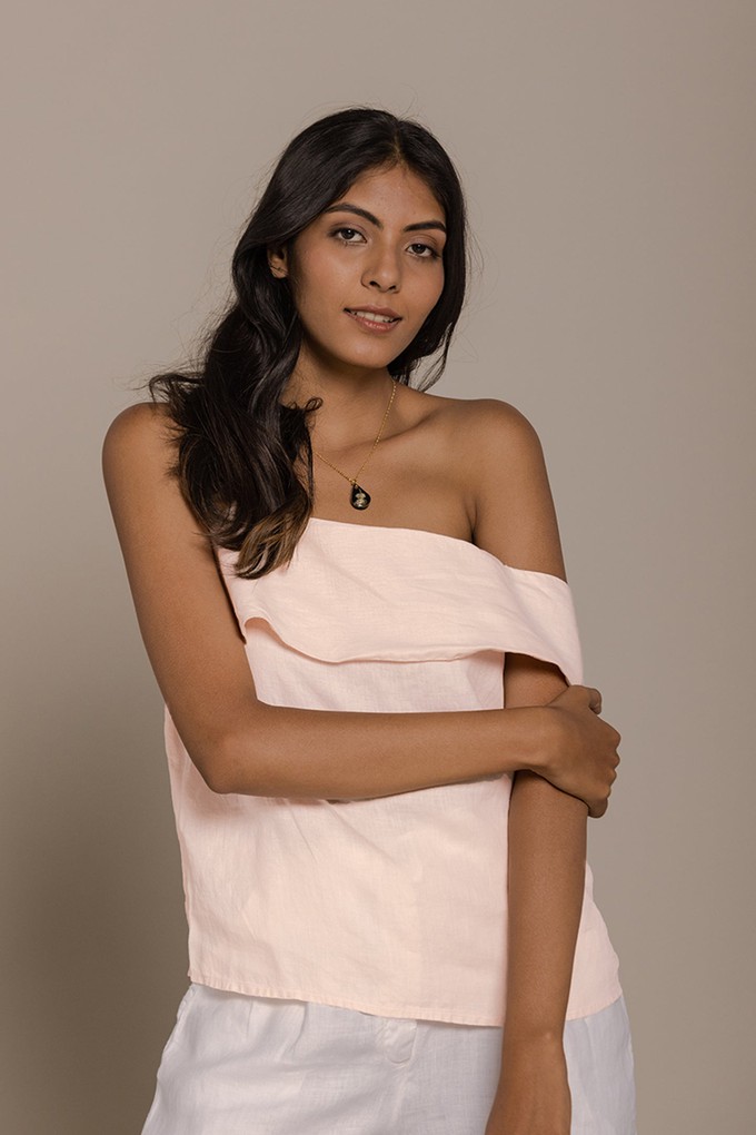 The Wandering Wave Shirt in Ice Pink from Reistor