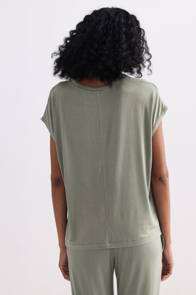 Relaxed Tee Set in Olive from Reistor