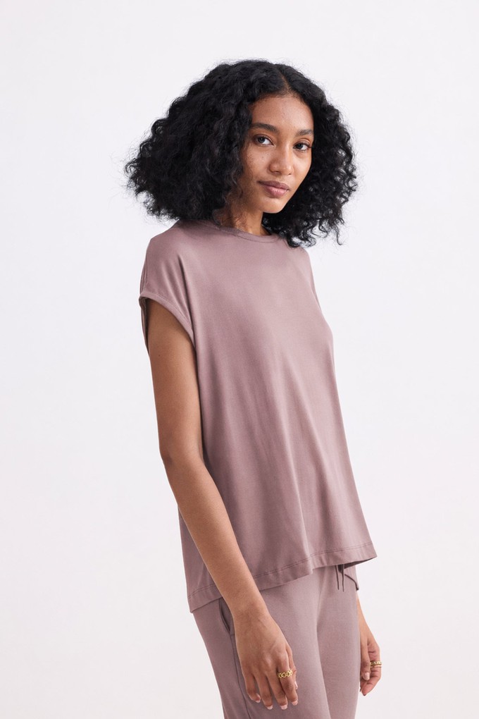Relaxed Tee in Dusty Rose from Reistor