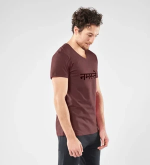 Yoga Tee Namaste – Marron from Renegade Guru