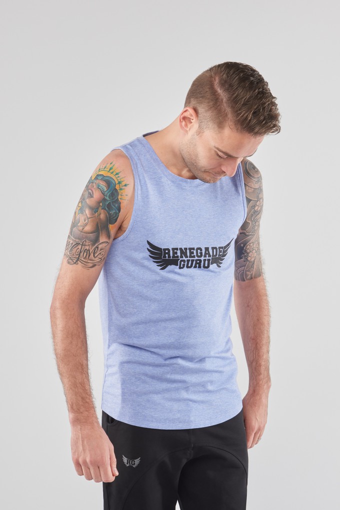 Yoga Tank Moksha – Blue Skies from Renegade Guru