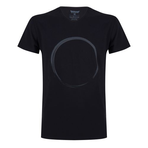 Yoga Tee Moksha Zen – Urban Black from Renegade Guru