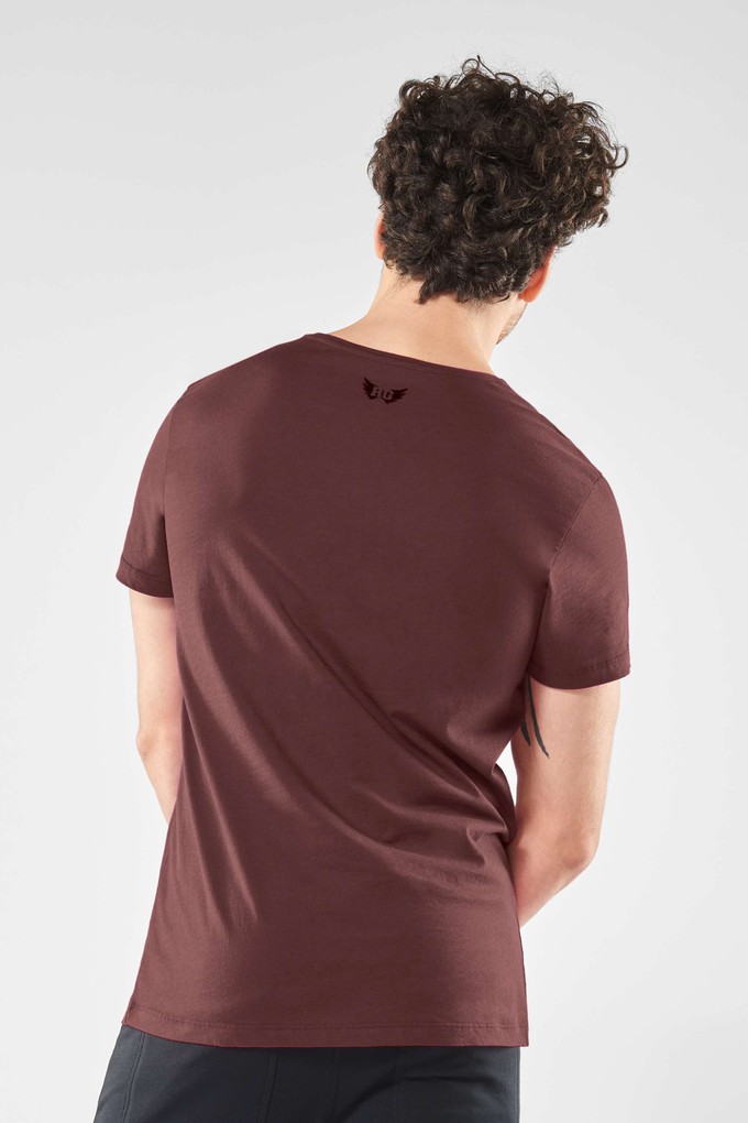 Yoga Tee Namaste – Marron from Renegade Guru