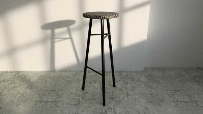 SLEEK-120 Bar Stool from Revive Innovations