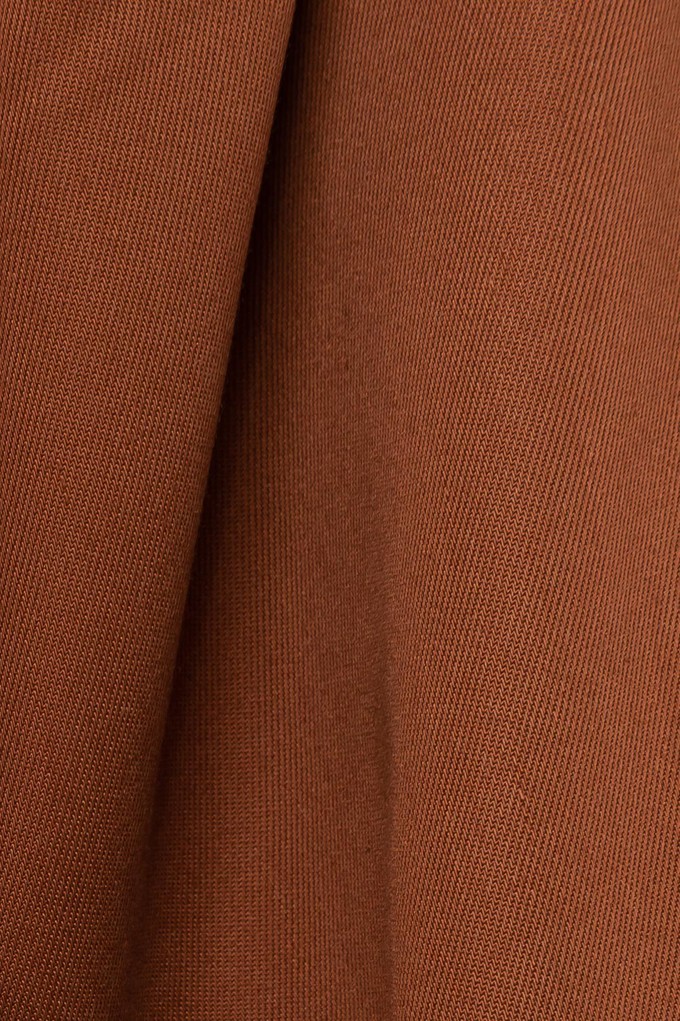 Nina Pecan Tencel Long Sleeve Top from Roses & Lilies