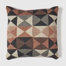 Patchwork Cushion | Plaster + Charcoal Grey van ROVE
