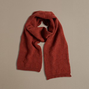 Garter Stitch Scarf | Rust from ROVE