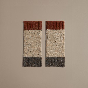 Donegal Wool Wrist Warmers | Oat from ROVE