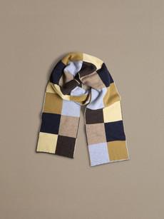 Chequerboard Scarf | Navy via ROVE