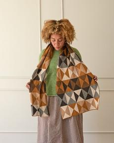 Windmill Scarf | Tobacco via ROVE