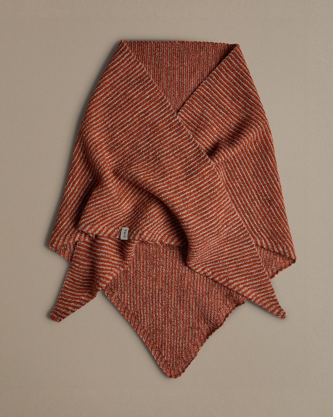 Triangle Scarf | Red Stripe from ROVE