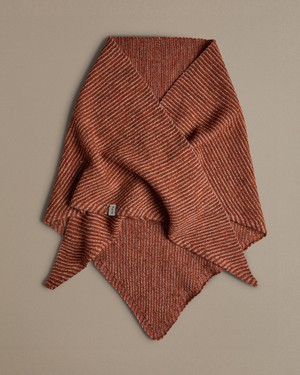 Triangle Scarf | Red Stripe from ROVE