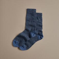 Fine Merino Wool Socks | Blue via ROVE