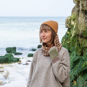 Unisex Cowl Scarf | Mustard from ROVE
