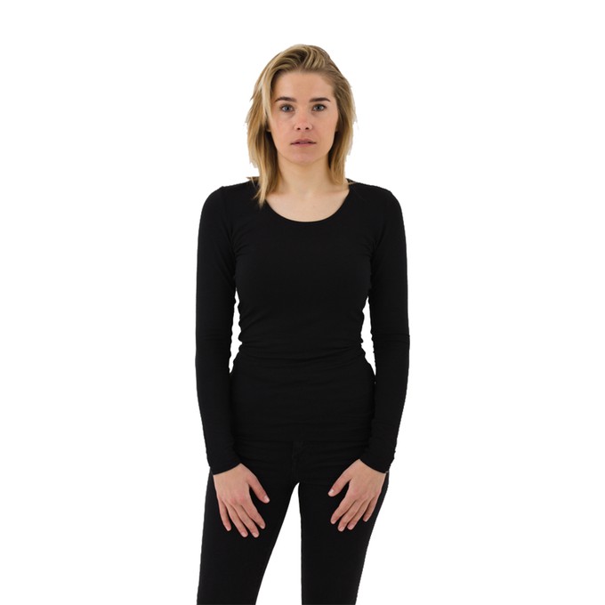 The Original Longsleeve – Zwart from Royal Bamboo