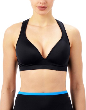 Black Sports Bra Leilani Gym To Swim® from RubyMoon