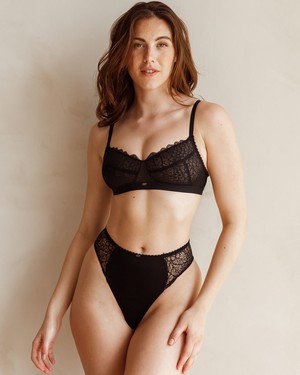 Aveline Bra - Black from Savara Intimates