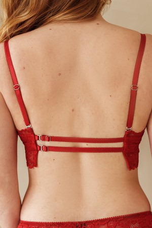 Willow Bra - Red from Savara Intimates