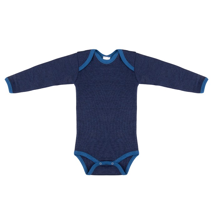 Hocosa Romper wol/zijde lange mouw from Schaapskleren