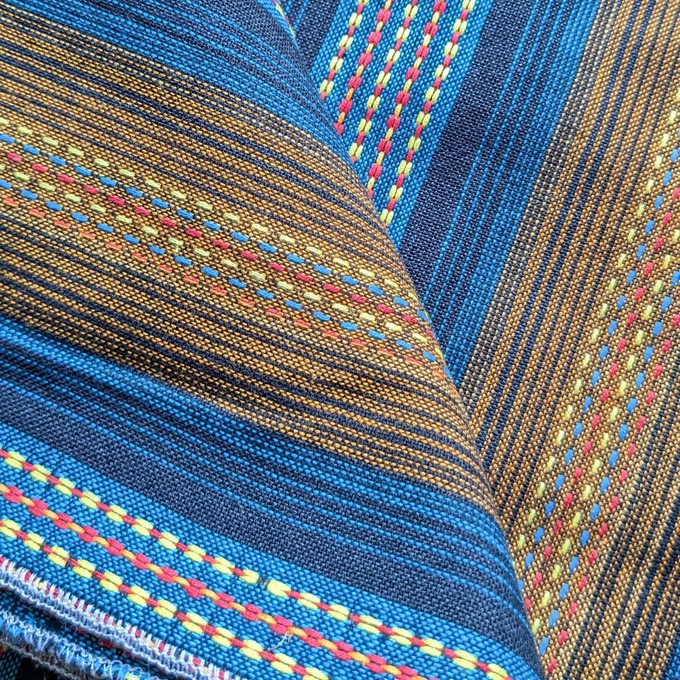 Soft cotton striped scarf, handwoven in Nepal from Shakti.ism