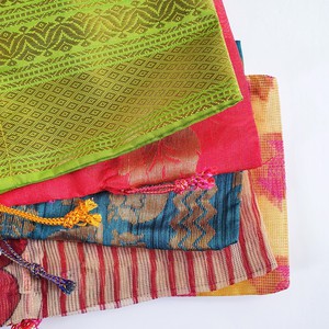 Sari pouch bundle, rainbow gift bags, 10 pack from Shakti.ism