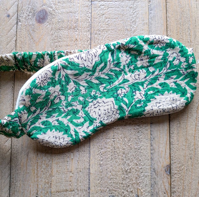Nepali cotton sleep eye mask from Shakti.ism