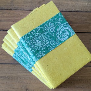 Eco friendly Lokta paper pocket notebook from Shakti.ism