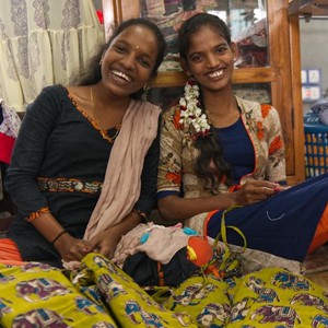 Eco Friendly Bottle Bags, Reusable Kalamkari Cotton Bottle Gift Bags, Ethically Handmade in India from Shakti.ism
