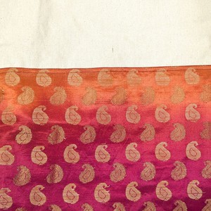 Half sari, half cotton tote bag, ethically handmade in India from Shakti.ism