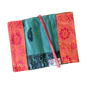 Handmade Recycled Sari Passport Covers, Upcycled Travel Wallets from Shakti.ism
