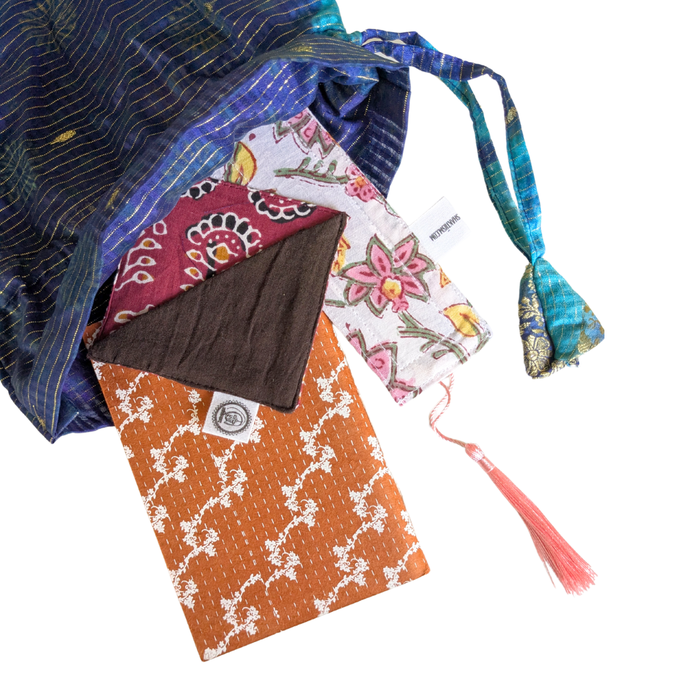 Fair Trade Gift Set for Book Lovers, Wrapped Reader Gifts Ethically Handmade in India and Nepal from Shakti.ism