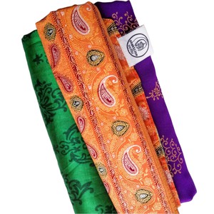 Reusable sari gift wrap (furoshiki) bundles (S, M, L, or XL) from Shakti.ism