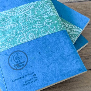Eco friendly Lokta paper pocket notebook from Shakti.ism
