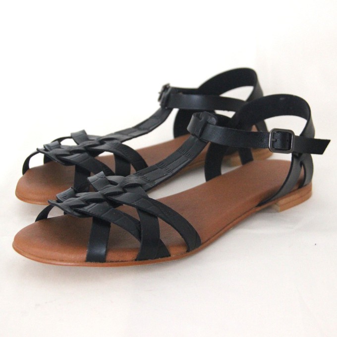 Loa Black Sandals from Sharon Woods