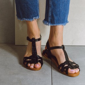 Loa Zwarte Sandalen from Sharon Woods