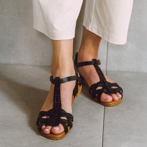 Loa Black Sandals from Sharon Woods