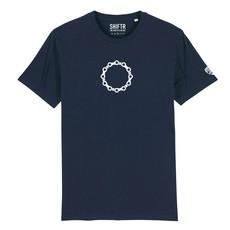 Chain T-shirt - Navy van Shiftr for nature