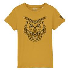 De Uil Kids T-shirt - Ochre via Shiftr for nature