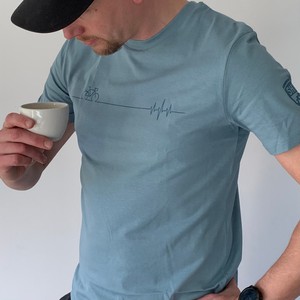 Cycling Heartbeat T-shirt from Shiftr for nature