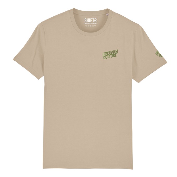 Unpaved Culture T-shirt from Shiftr for nature