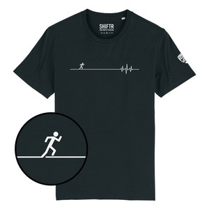 Running Heartbeat T-shirt from Shiftr for nature