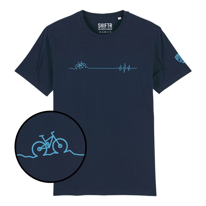 MTB Heartbeat T-shirt from Shiftr for nature