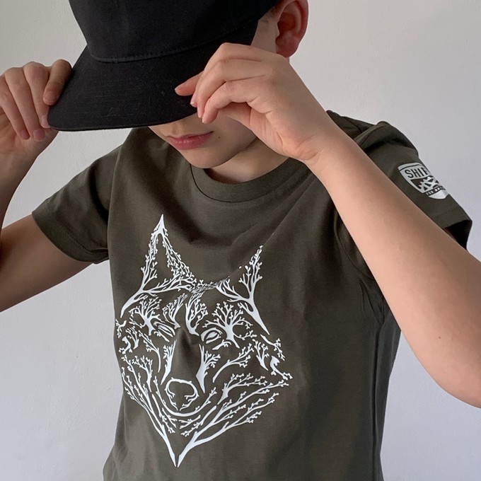 De Wolf Kids T-shirt from Shiftr for nature