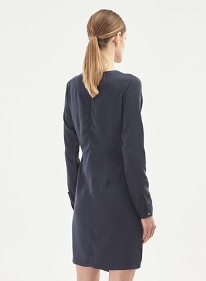 Tencel Wikkeljurk Navy from Shop Like You Give a Damn