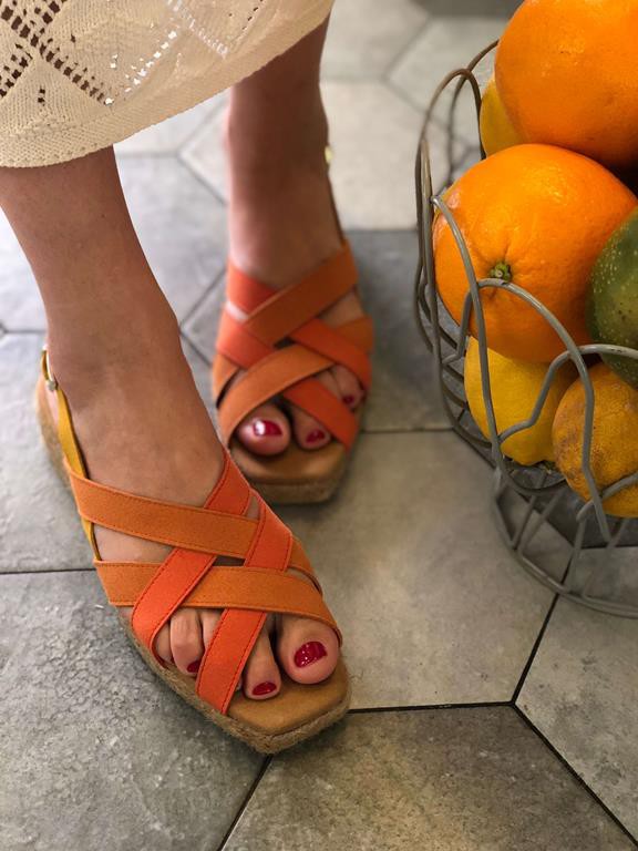 Sandalen Algarve Oranje from Shop Like You Give a Damn