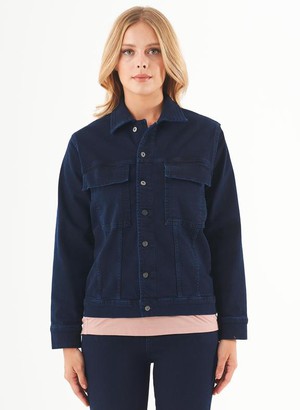 Denim Jack Bio-Katoen Dark Navy from Shop Like You Give a Damn