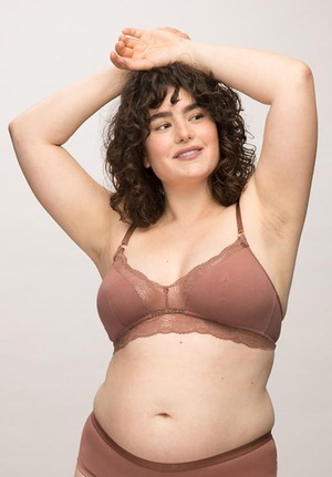 Bralette Stipa Warm Bruin from Shop Like You Give a Damn