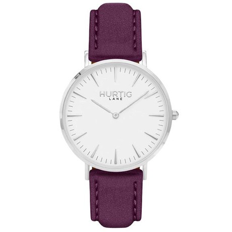 Heren Horloge Hymnal Zilver, Wit & Bessen from Shop Like You Give a Damn