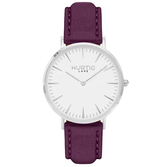 Heren Horloge Hymnal Zilver, Wit & Bessen from Shop Like You Give a Damn
