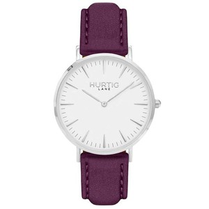 Heren Horloge Hymnal Zilver, Wit & Bessen from Shop Like You Give a Damn